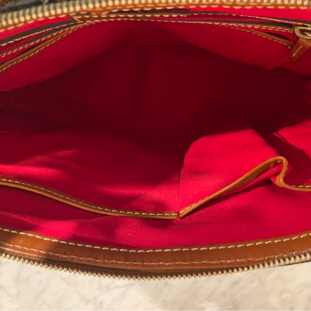 Dooney & Bourke Double Handle Plaid Purse - Picture 6 of 9